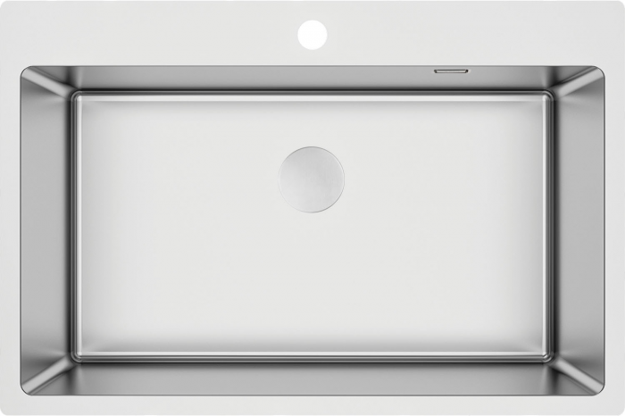 Набір для кухні Deante Olfato стальна мийка ZPO_010C + зміш. BQO_F72M, матова сталь