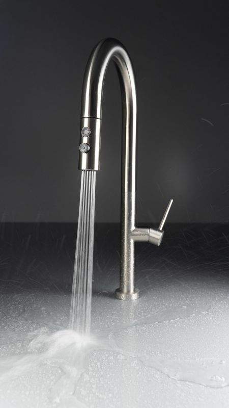 Набір для кухні Deante Olfato стальна мийка ZPO_010C + зміш. BQO_F72M, матова сталь