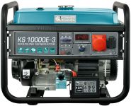 Генератор бензиновий Konner&Sohnen KS 10000E-3, 400В, 7.5кВт, 3 фази, електростартер, 88кг