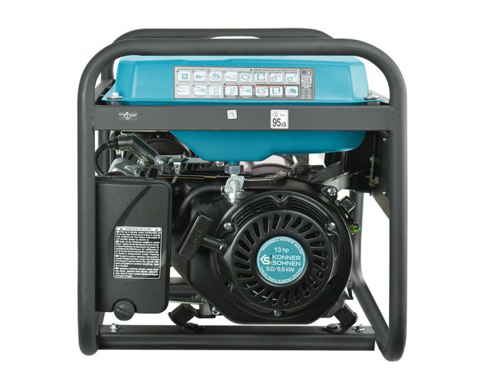 Генератор бензиновий Konner&Sohnen KS 7000, 230В, 5.5кВт, ручний стартер, 69.2кг