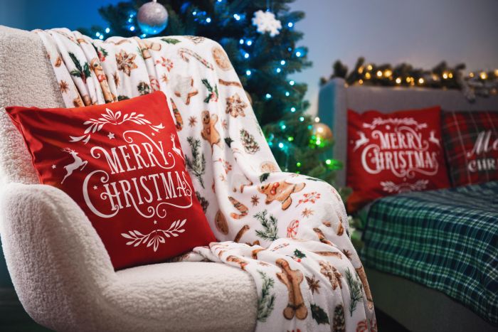 Плед ARDESTO Flannel 160х200см, 100% поліестер, імбирні пряники