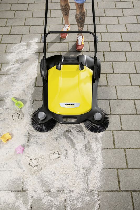 Підмітальна машина Karcher S 6 Twin ручна захват 86см контейнер 38л 14.8кг