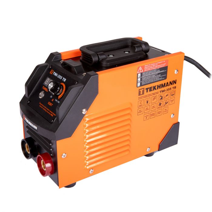 Зварювальний апарат інверторний Tekhmann TWI-355 TB 140А(190А turbo режим) 5.2-8.2кВт 170-270В 5кг