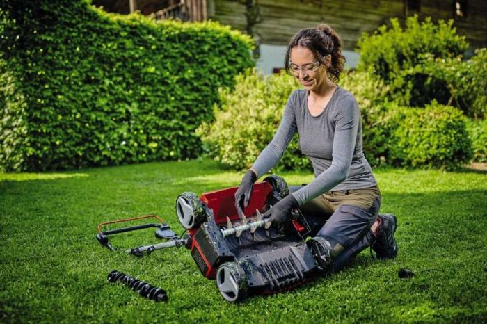 Аератор-скарифікатор електричний Einhell GE-SA 1435/1 1400Вт 35см ножи 16шт 10.18кг