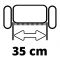 Аератор-скарифікатор Einhell GE-SA 1435/1 1400Вт 35см ножі 16шт 10.18кг