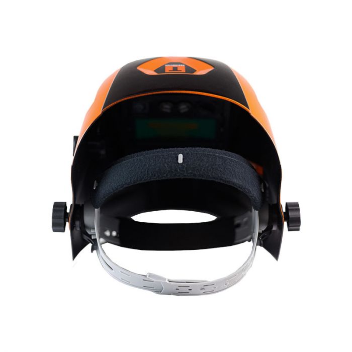 Маска зварювальника хамелеон Tekhmann WH-500Т 1/25000сек вікно 92х42мм до 16 DIN фотоелектрична панель 0.48кг