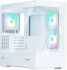 Корпус Zalman P30 White V2, без БЖ, 1xUSB3.0, 1хUSB Type-C, 3x120мм ARGB, TG Front/Side Panel, mATX, білий