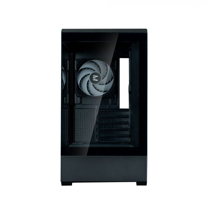 Корпус Zalman P30 Black V2, без БЖ, 1xUSB3.0, 1хUSB Type-C, 3x120мм ARGB, TG Front/Side Panel, mATX, чорний