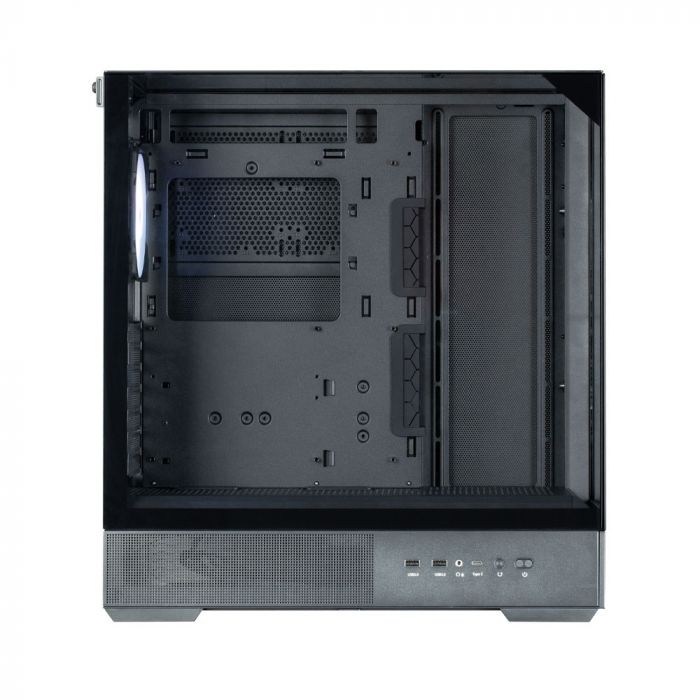 Корпус Zalman P40 Prism без БЖ, 2xUSB3.0, 1xUSBType-C, 1x120мм ARGB, VGA 420мм, LCS ready, TG 3x Panels, ATX, чорний