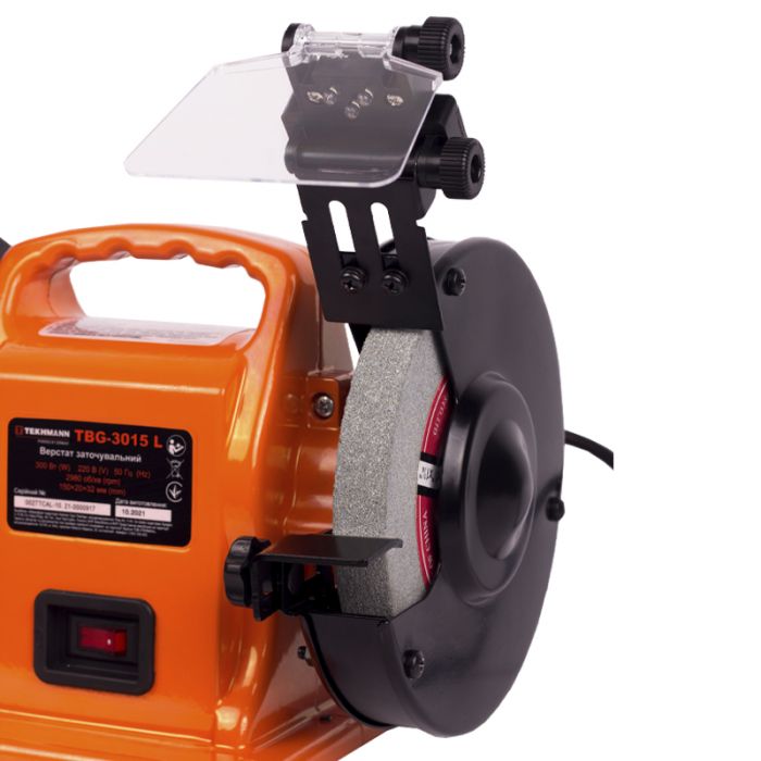 Верстат заточувальний Tekhmann TBG-3015 L 300Вт коло 150мм 2980об·хв 7.5кг
