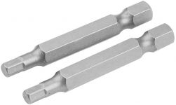 Біти Tolsen, набір 2шт, НХ4х50мм, сталь S2