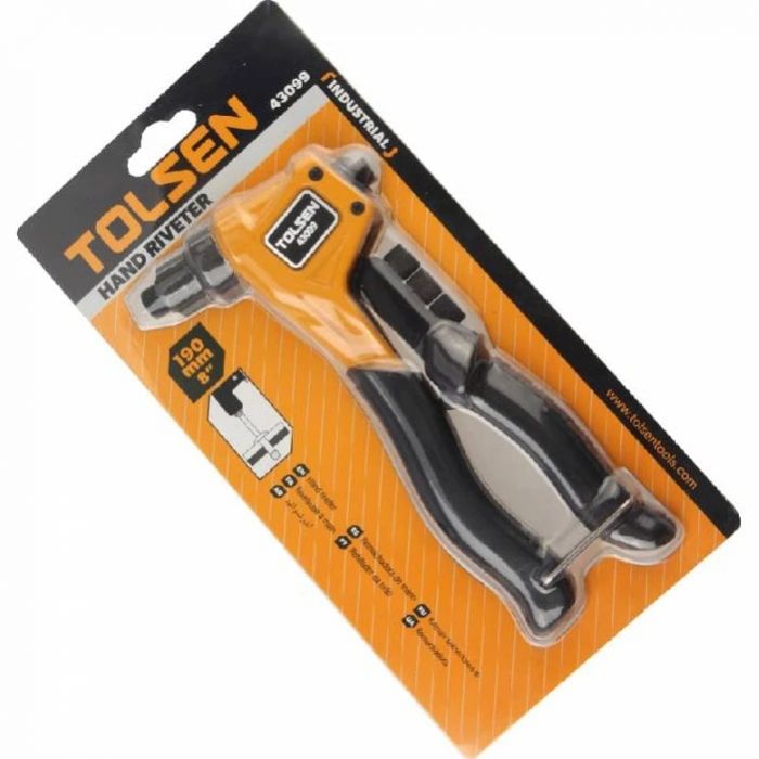 Заклепочник Tolsen, заклепки 2.4,3.2,4.0,4.8мм, 190мм