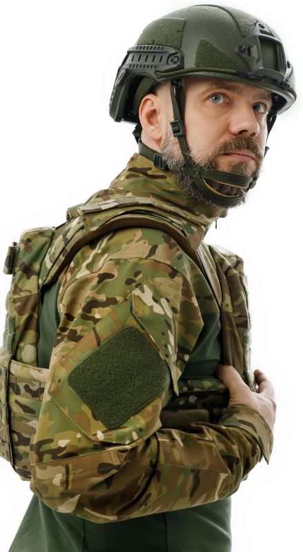 Шолом Українська Броня FAST Устраш 1.0, розмір M, зелений