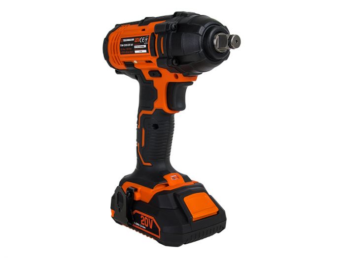 Гайковерт ударний акумуляторний Tekhmann TIW-300/i20 kit 20В АКБ 1x2А·год 300Нм 2800об·хв 1.2кг
