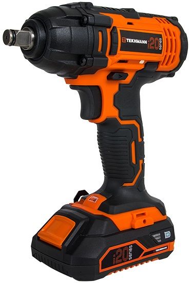 Гайковерт ударний акумуляторний Tekhmann TIW-300/i20 kit 20В АКБ 1x2А·год 300Нм 2800об·хв 1.2кг