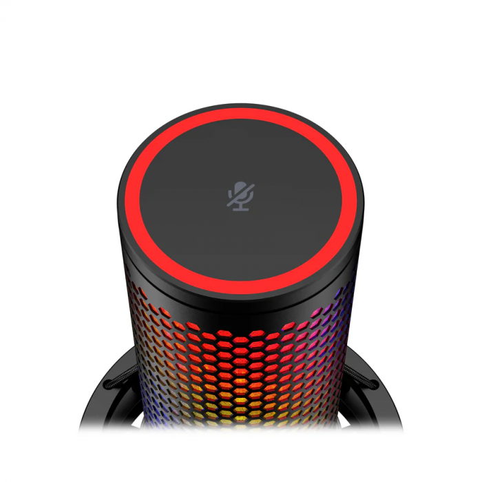 Мікрофон геймінговий HyperX QuadCast 2 S, Omni/Uni/Bi, USB-A, 3м, NGenuity, RGB, чорний