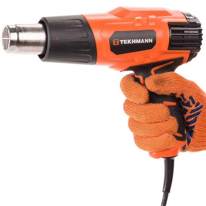 Фен будівельний Tekhmann THG-2001 2000Вт 350/550°С 300/500л·хв 0.7кг