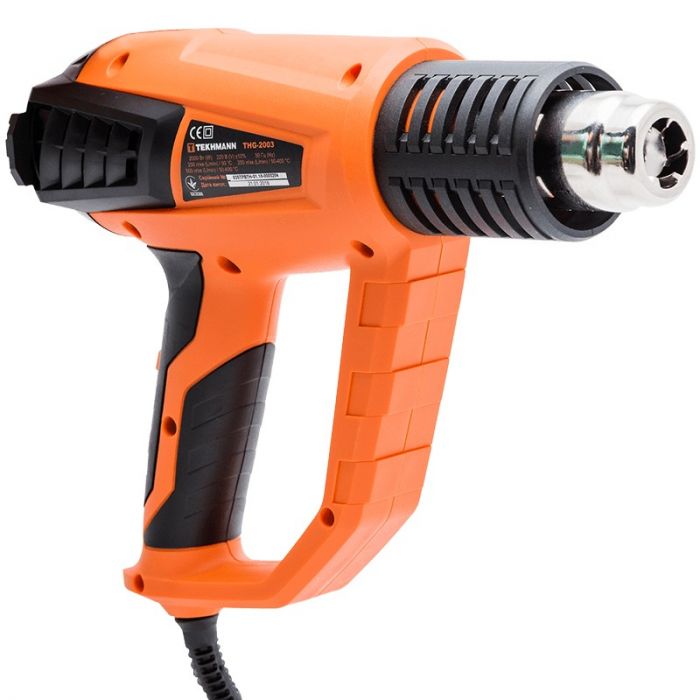 Фен будівельний Tekhmann THG-2003 2000Вт 50/400/600°С 250/250/500л·хв 0.7кг