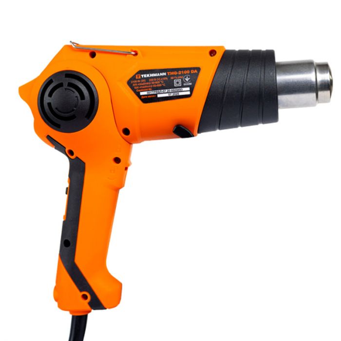 Фен будівельний Tekhmann THG-2100 DA 2100Вт 50-600°C 300/500л·хв 1.7кг