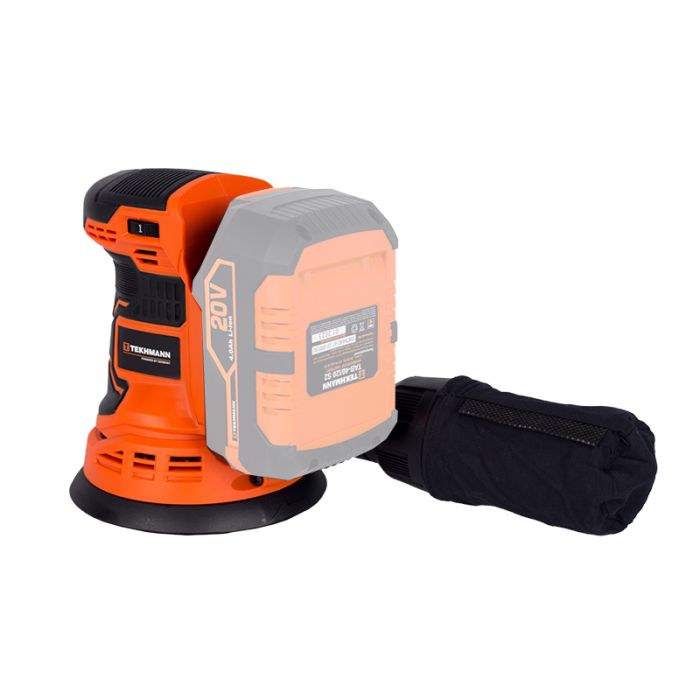 Шліфмашина ексцентрикова акумуляторнаTekhmann TCOS-125/i20 20В 125 мм 0-9000об·хв без АКБ та ЗП