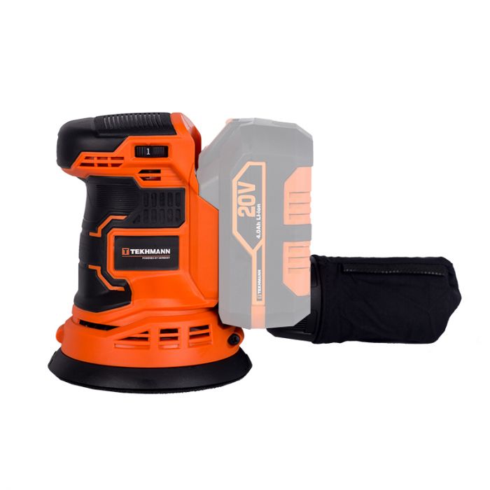 Шліфмашина ексцентрикова акумуляторнаTekhmann TCOS-125/i20 20В 125 мм 0-9000об·хв без АКБ та ЗП