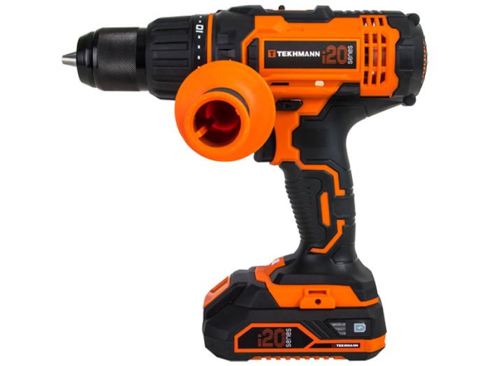 Шурупокрут-дриль ударний акумуляторний Tekhmann TCD-60/i20 kit 20В 1x2А·год 60Нм 440·1650об·хв 1.55кг