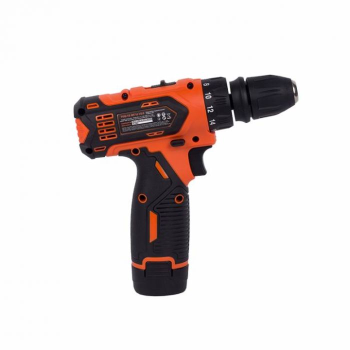 Шурупокрут-дриль акумуляторний Tekhmann TCD-12 QC Li v2.0 12В 2х2А·год 28Нм 0-400·1500об·хв 1кг кейс