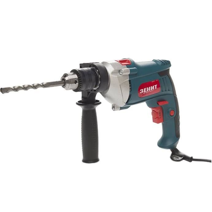 Дриль ударний Зеніт ЗД-1000 1000Вт зубчастий патрон 13мм 0-2800об·хв 1.9кг