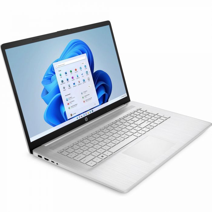 Ноутбук HP 17-cp2019ua 17.3" FHD IPS AG, AMD R5-7520U, 16GB, F512GB, UMA, DOS, сріблястий