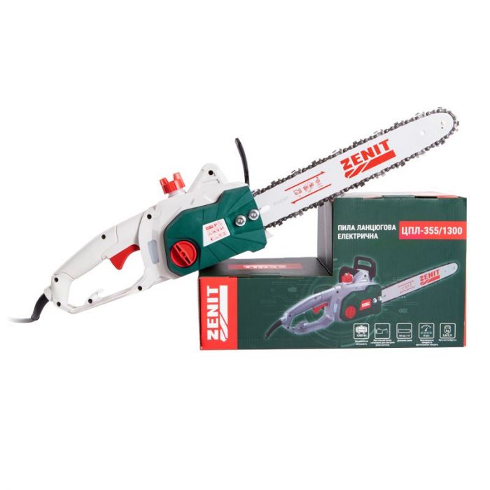 Пила ланцюгова мережева Зеніт ЦПЛ-355/1300 1300Вт 35см 3.6кг