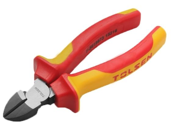 Кусачки-бокорізи Tolsen Premium, діелектричні, для робіт під напругою 1000В, 160мм, CrV