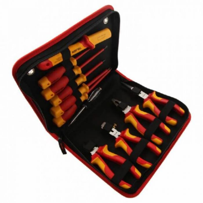 Набір інструментів Tolsen VDE, діелектричний, 11шт, для електрика 1000В, CrV та S2