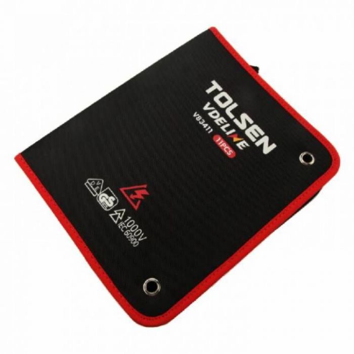 Набір інструментів Tolsen VDE, діелектричний, 11шт, для електрика 1000В, CrV та S2