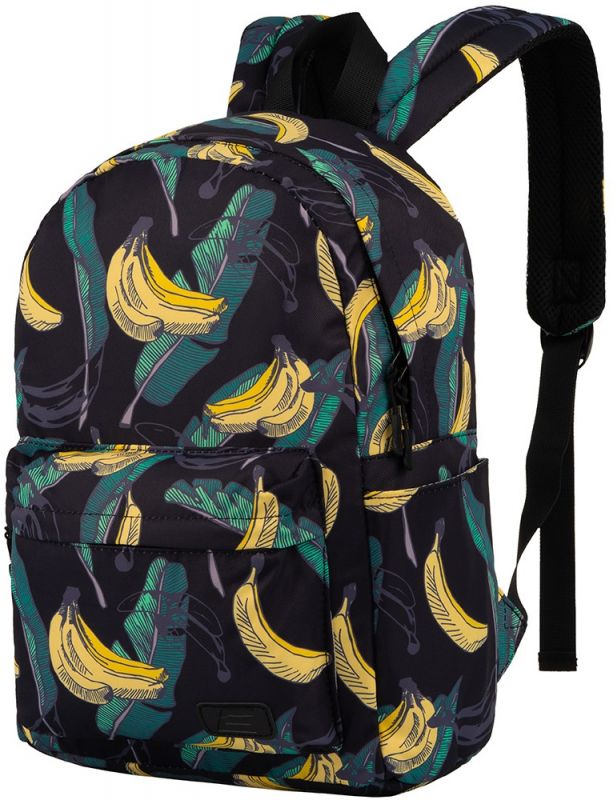 Рюкзак 2Е, TeensPack Bananas, чорний