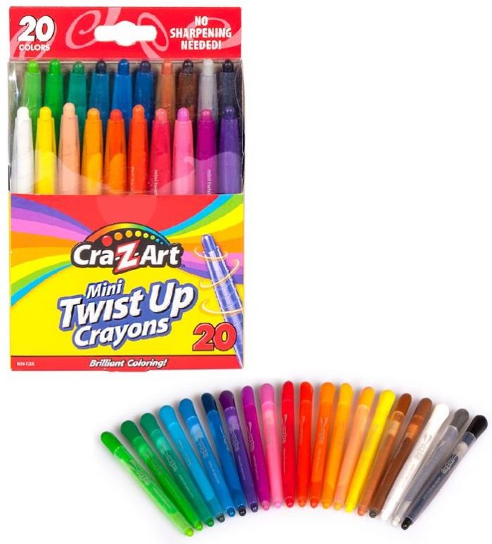 Кольорові олівці Cra-Z-Art Mini Twist Up, 20шт