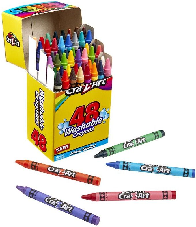 Крейда воскова Cra-Z-Art легкозмивна, 48шт