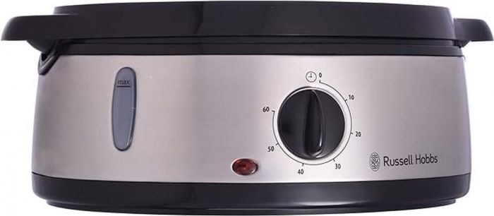 Пароварка Russell Hobbs Cook&Home 800Вт, чаша-3/3/3л, резервуар для води -1л, механічне керування, 3 яруси, метал/пластик, чорний