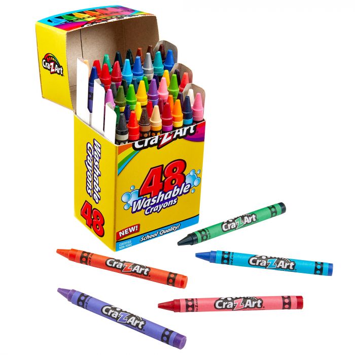 Крейда воскова Cra-Z-Art легкозмивна, 48шт