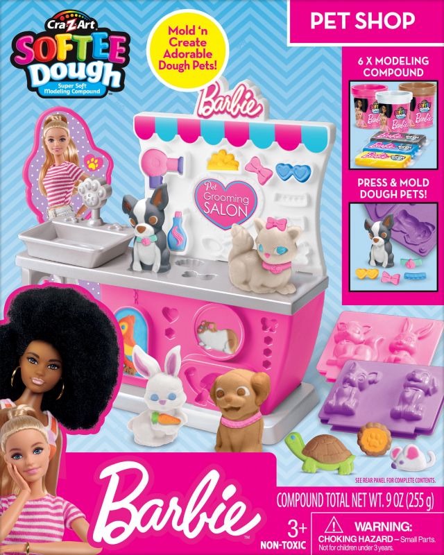 Тісто для ліплення Cra-Z-Art Barbie Зоомагазин з формами, набір 10од