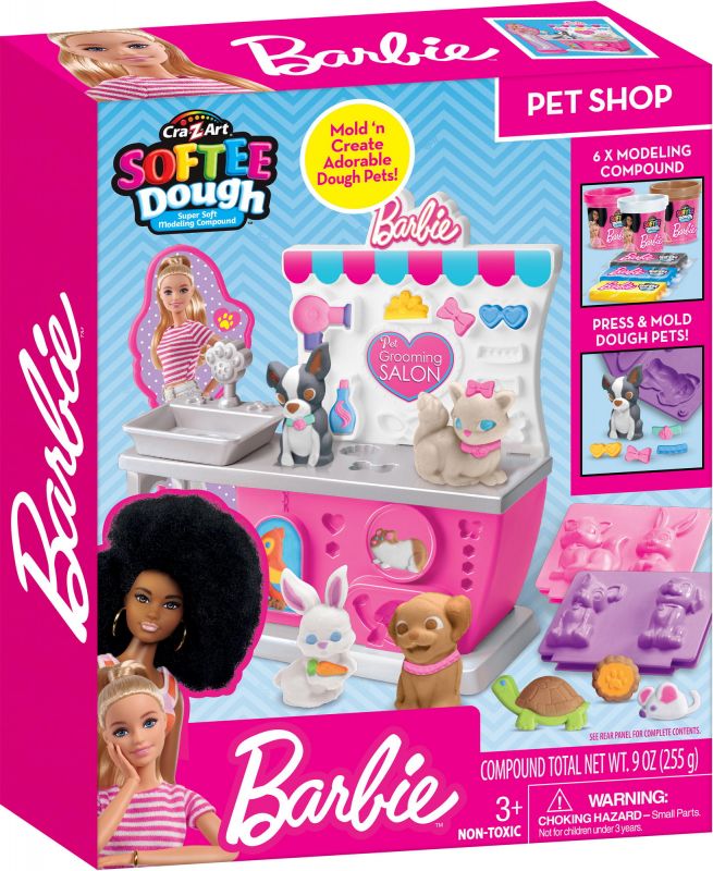 Тісто для ліплення Cra-Z-Art Barbie Зоомагазин з формами, набір 10од