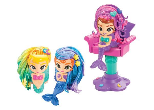 Тісто для ліплення Cra-Z-Art Салон краси Блискуча русалка, набір 12од