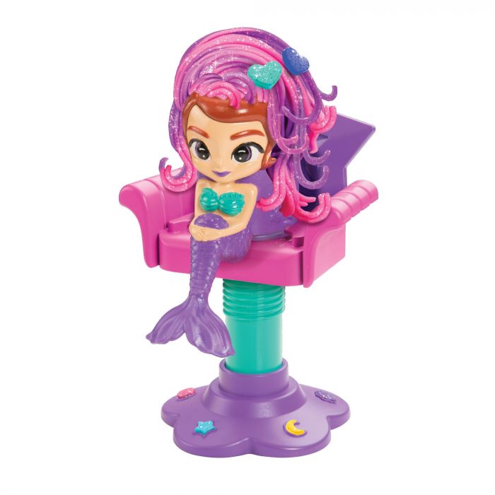 Тісто для ліплення Cra-Z-Art Салон краси Блискуча русалка, набір 12од