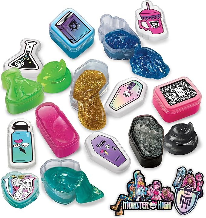 Слайм Cra-Z-Art Monster High Ghoul School Mini Mania, набір 8од