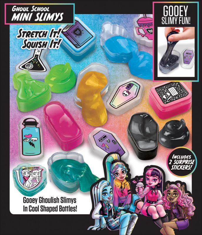 Слайм Cra-Z-Art Monster High Ghoul School Mini Mania, набір 8од