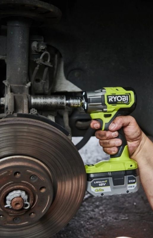 Гайковерт ударний акумуляторний Ryobi ONE+ HP RIW18C-0 18В 2800об·хв 450Нм 1/2" 4 швидкості 1.2кг без АКБ та ЗП