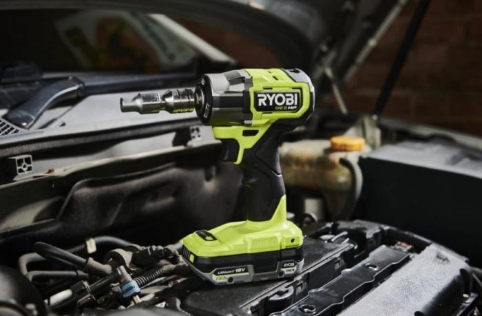 Гайковерт ударний акумуляторний Ryobi ONE+ HP RIW18C-0 18В 2800об·хв 450Нм 1/2" 4 швидкості 1.2кг без АКБ та ЗП