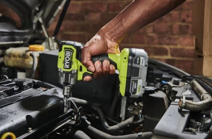 Гайковерт ударний акумуляторний Ryobi ONE+ HP RIW18C-0 18В 2800об·хв 450Нм 1/2" 4 швидкості 1.2кг без АКБ та ЗП