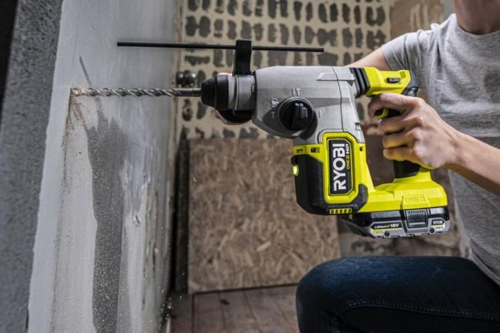 Перфоратор акумуляторний Ryobi RSDS18X-0 ONE+ НР SDS-plus 18В 2.5Дж 4 режими 2.5кг без АКБ та ЗП