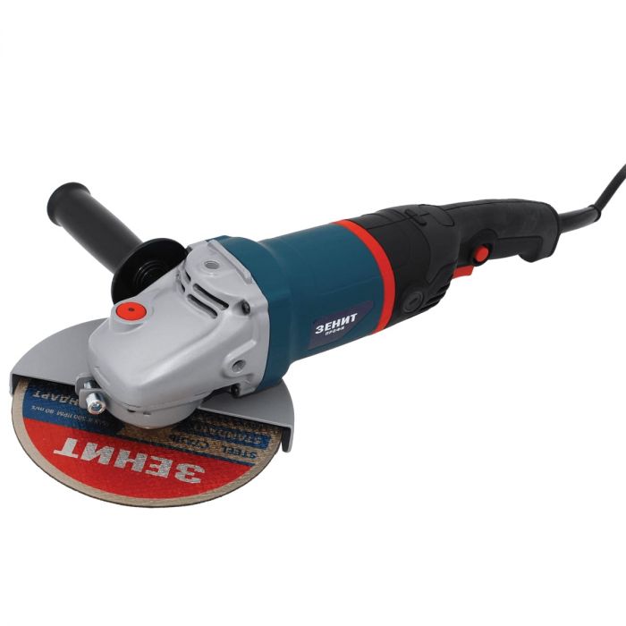 Шліфмашина кутова Зеніт ЗУШ-180/2200 Профи 180мм 2200Вт 7800об·хв 3.7кг