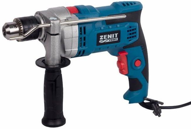 Дриль ударний Зеніт ЗДП-1050 Профи 1050Вт зубчастий патрон 13мм 0-3000об·хв 2.64кг